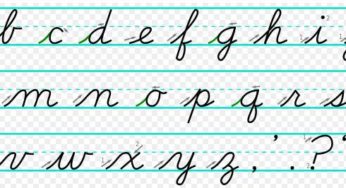 École : Adieu les boucles (écriture cursive)