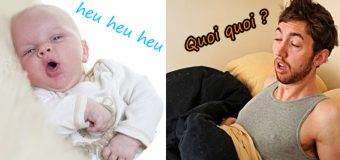 Bébé tousse… Papa à la rescousse !