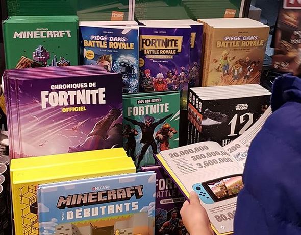 livres minecraft fortnite