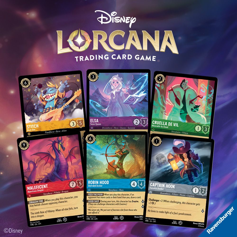jeu de cartes Disney Lorcana présentation 1ere édition